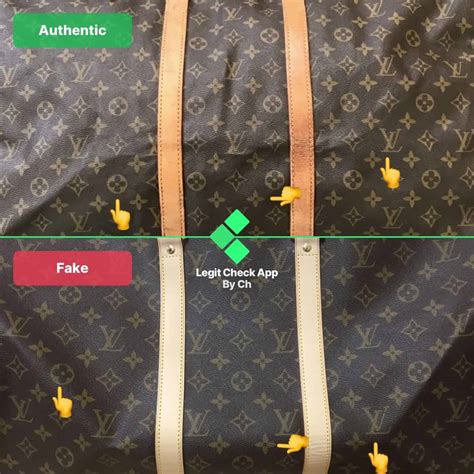 real vs fake lv duffle bag|louis vuitton duffle bag copy.